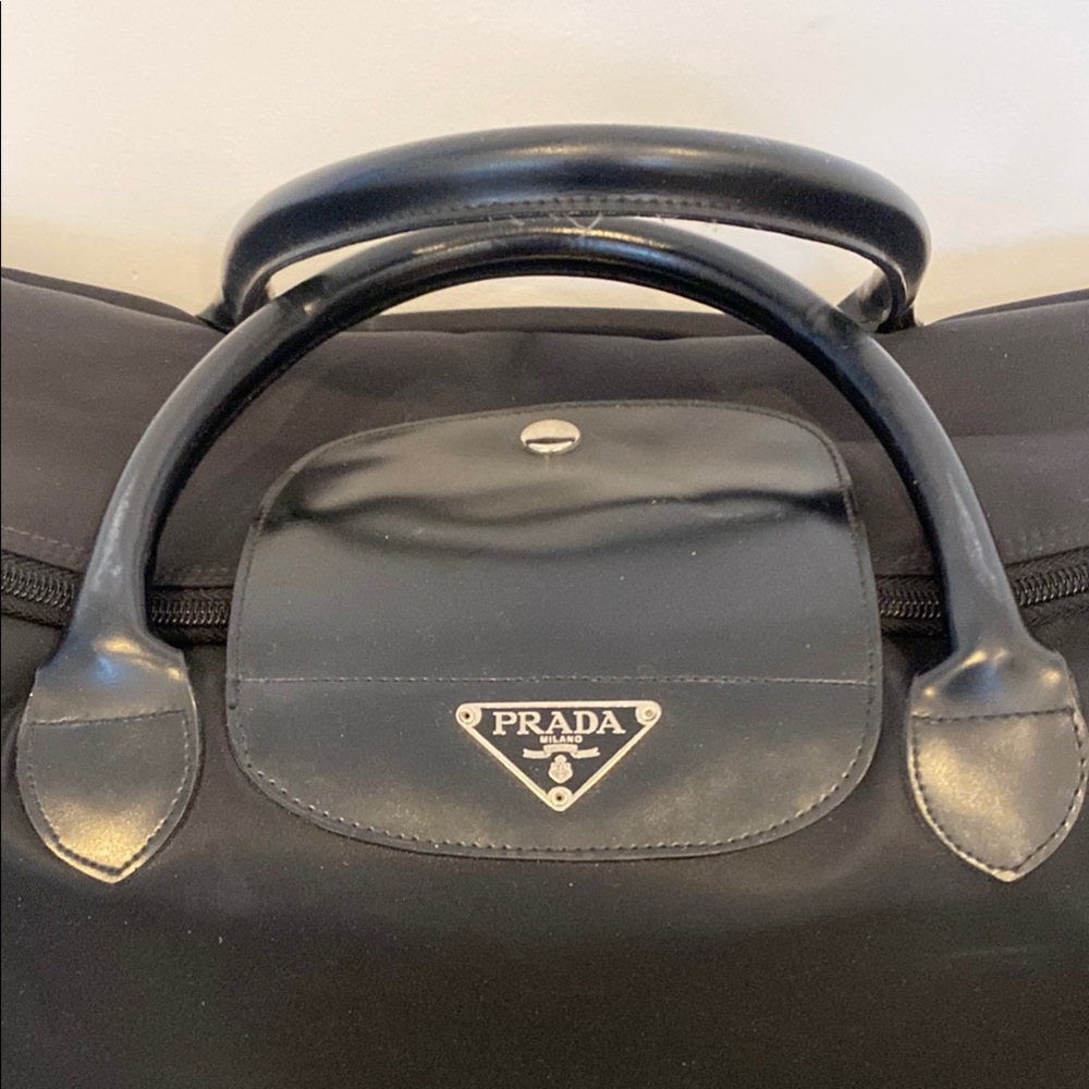 Prada Elegant Black Briefcase /Suitcase - Picture 2 of 4
